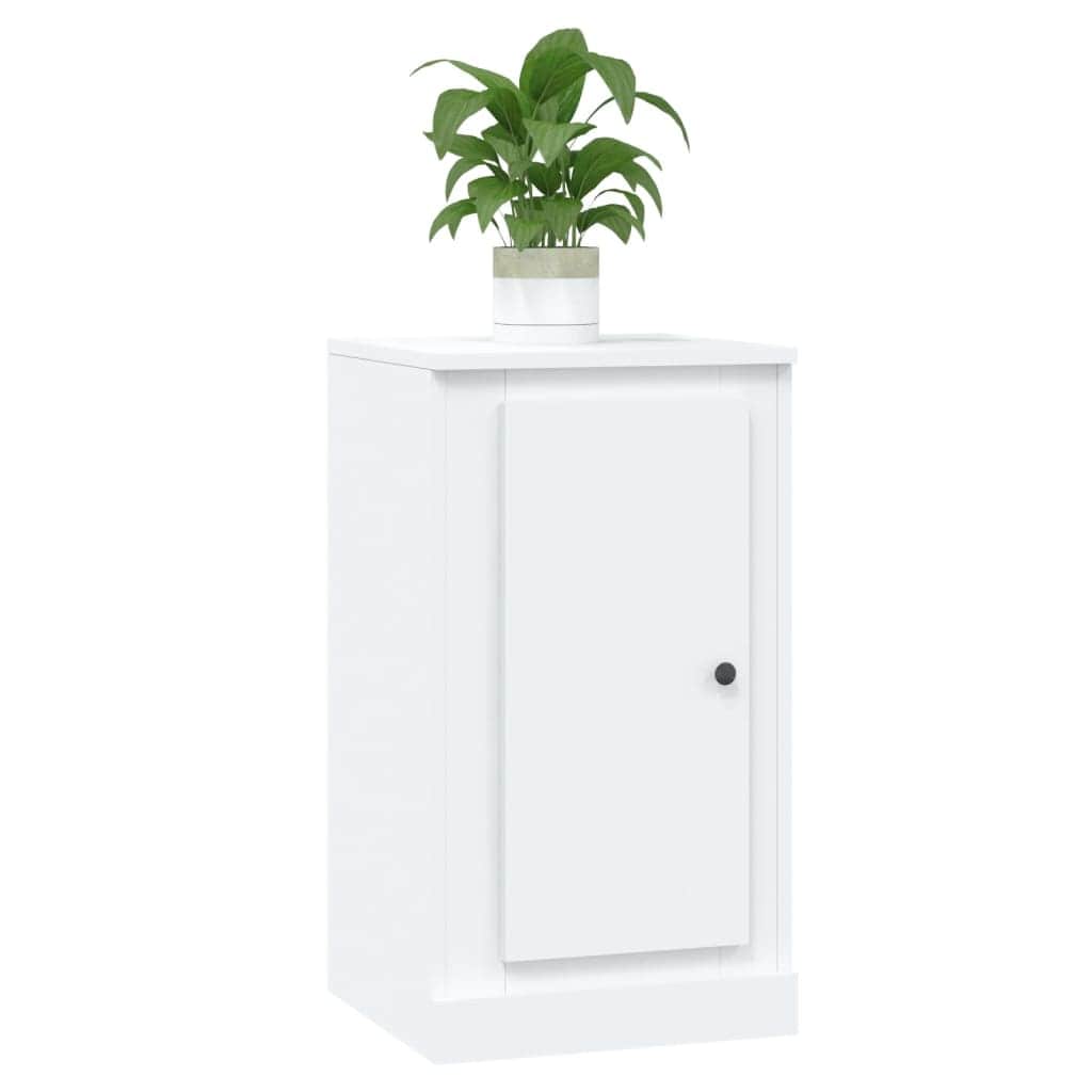 White Elegance: Modern Engineered Wood Sideboard