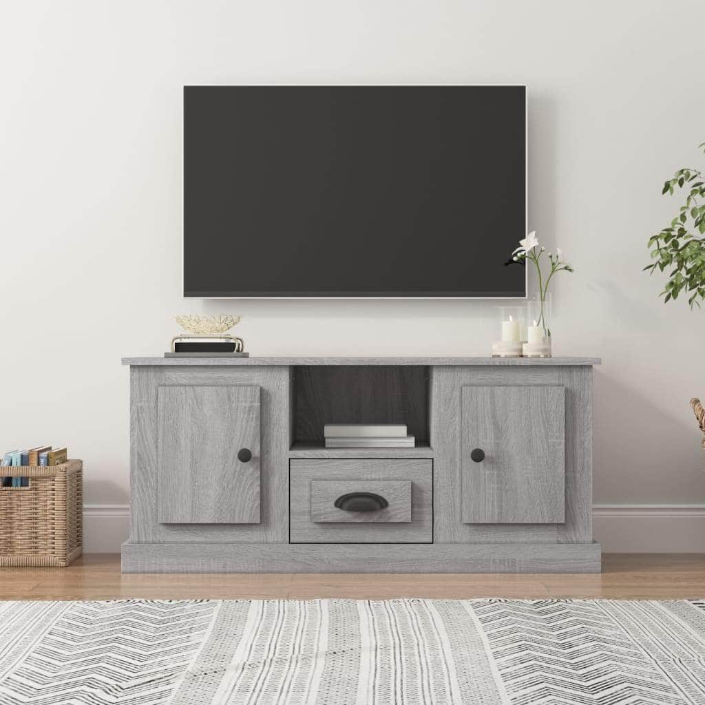 White Engineered Wood TV Cabinet for a Stylish Home