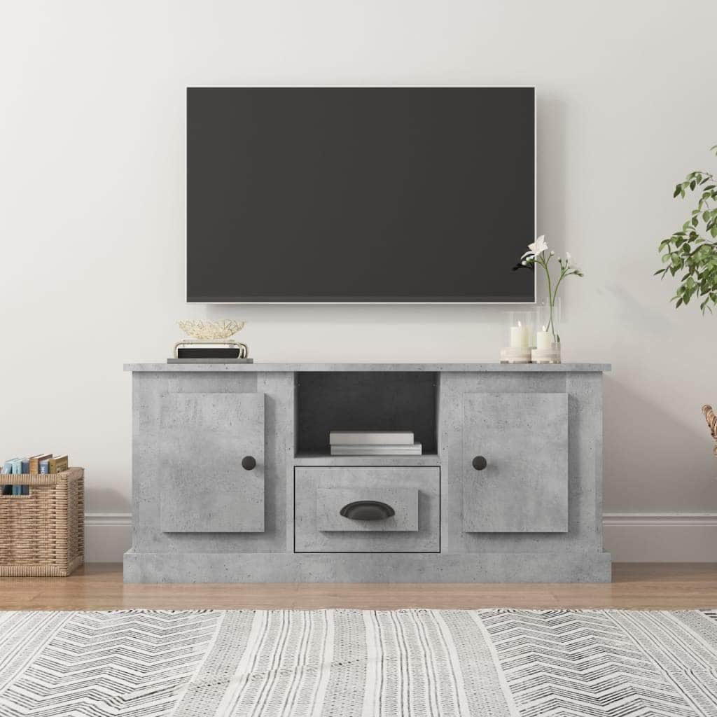 White Engineered Wood TV Cabinet for a Stylish Home