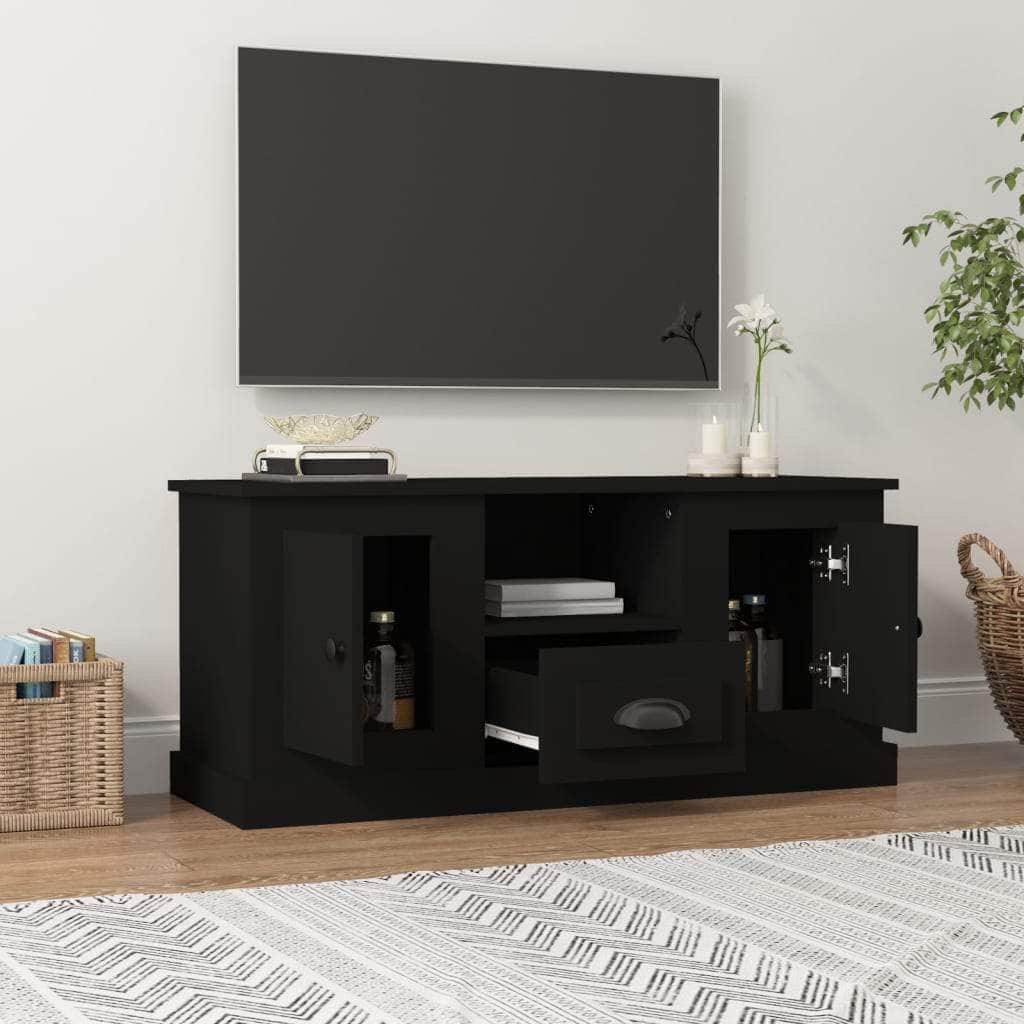 White Engineered Wood TV Cabinet for a Stylish Home