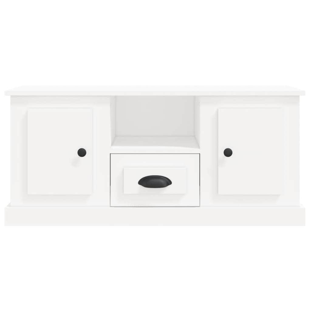 White Engineered Wood TV Cabinet for a Stylish Home