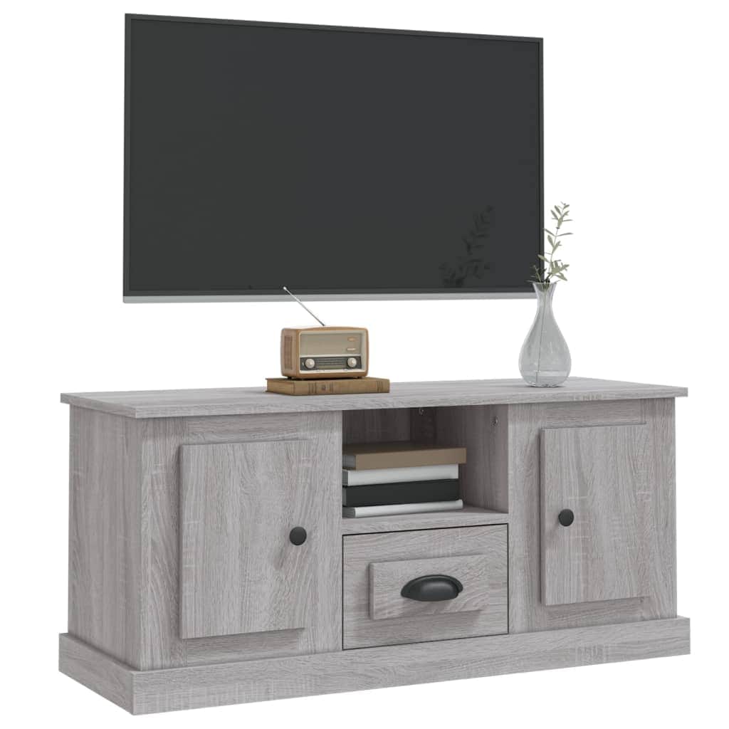 White Engineered Wood TV Cabinet for a Stylish Home