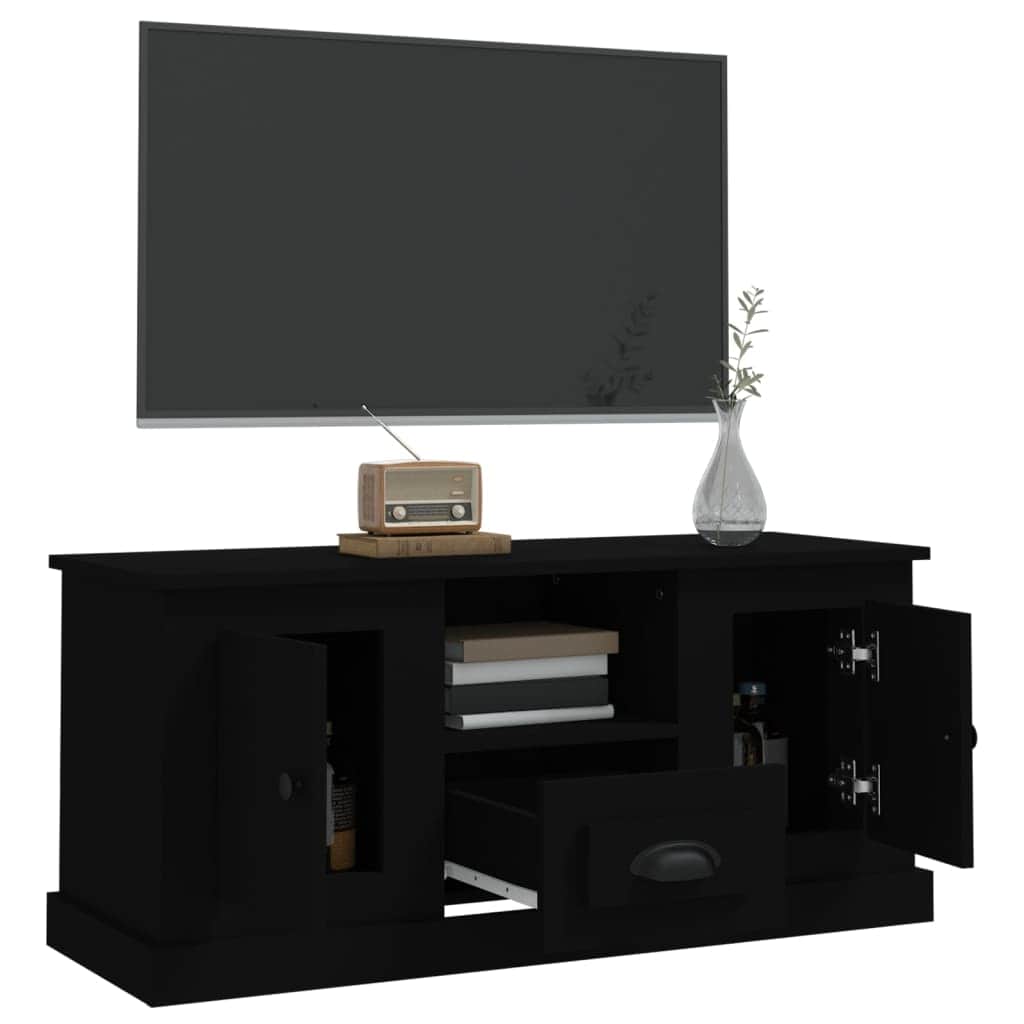 White Engineered Wood TV Cabinet for a Stylish Home