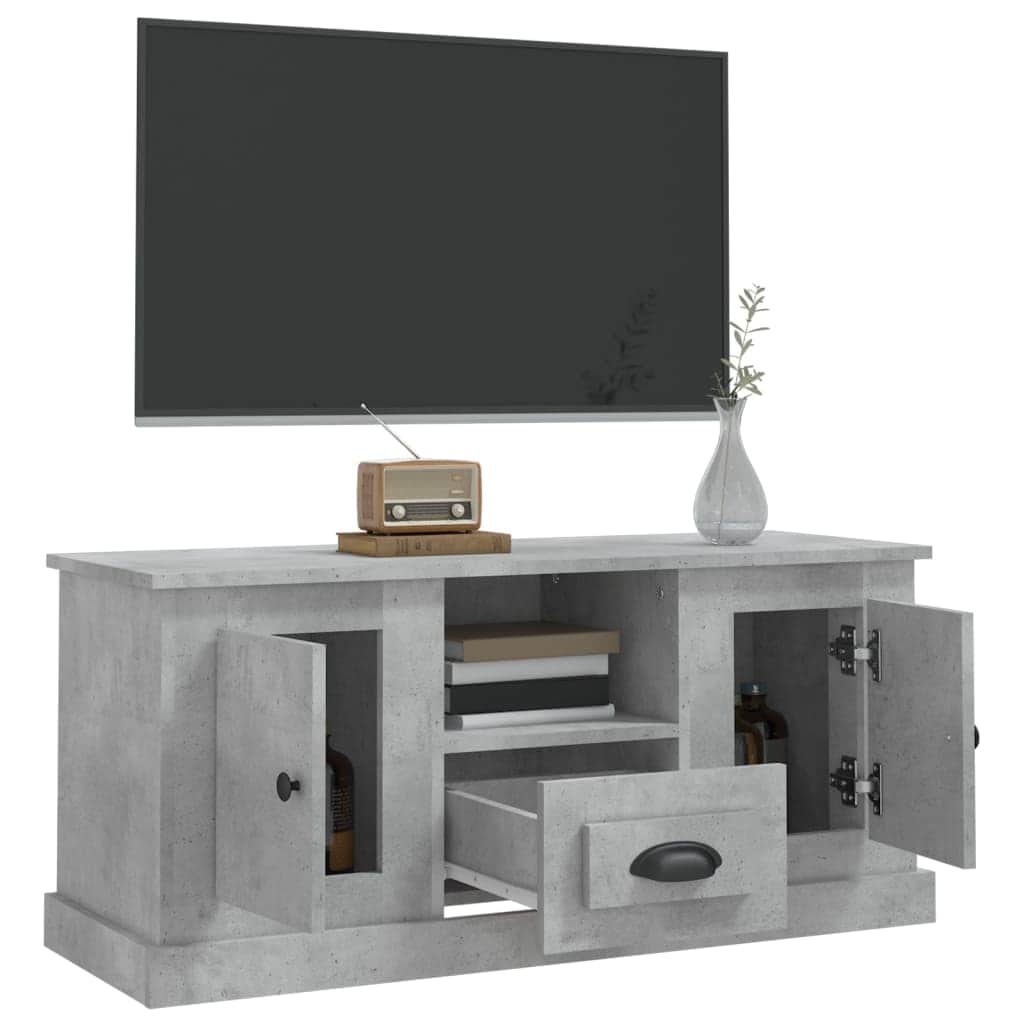 White Engineered Wood TV Cabinet for a Stylish Home