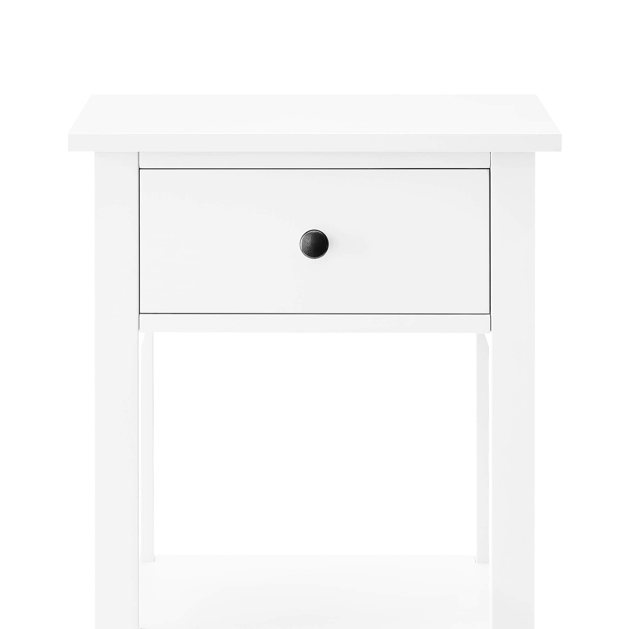White Rue Nightstand