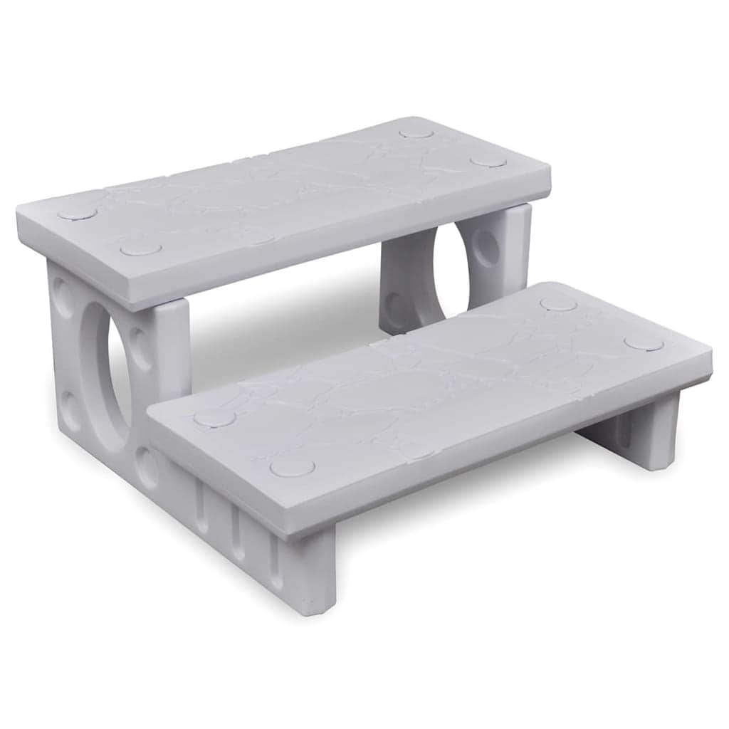 White Spa Steps - Pool & Spa Accessories