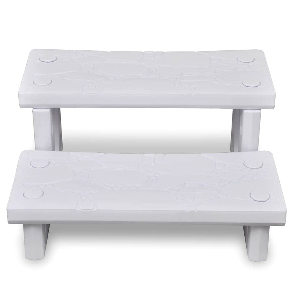 White colour - White Spa Steps