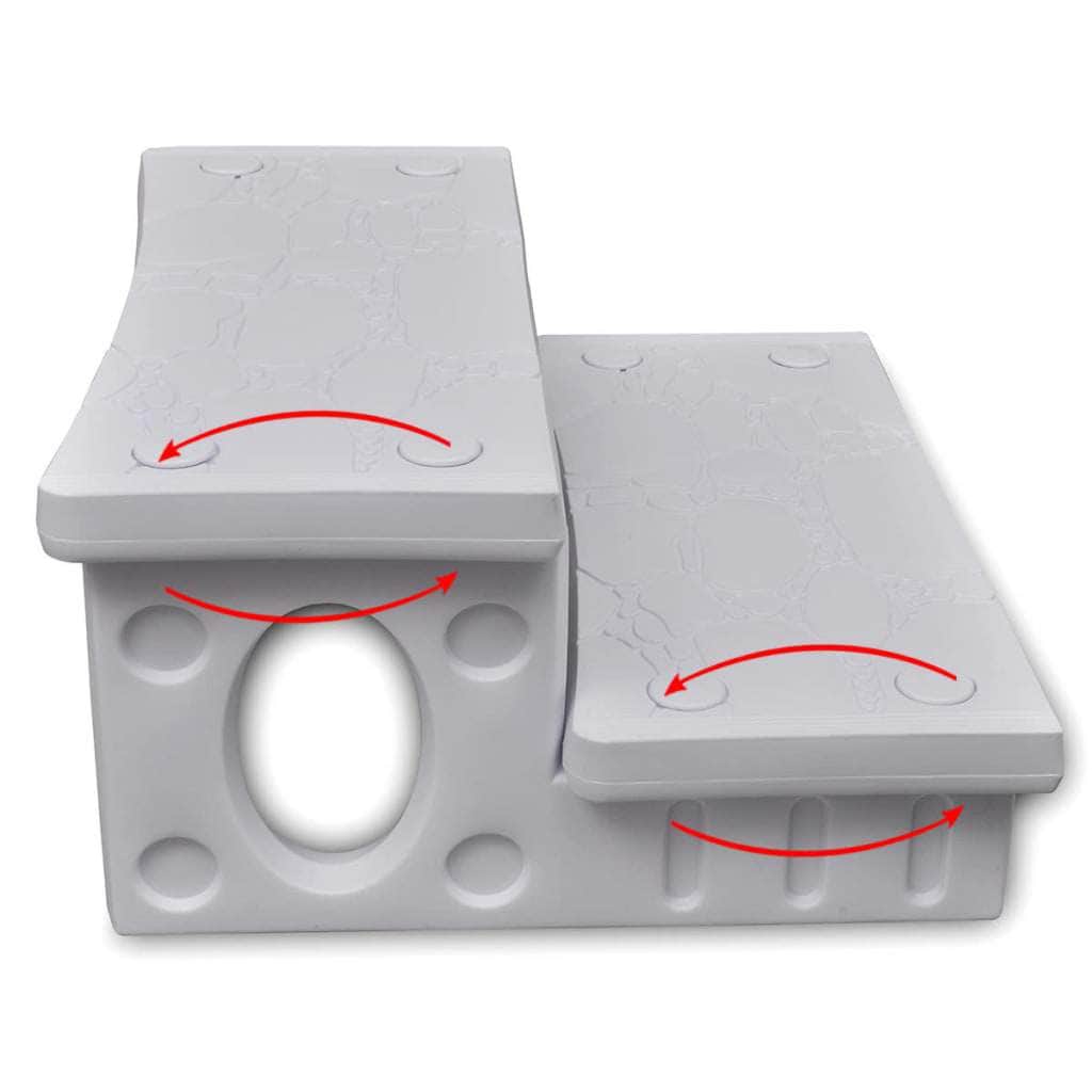 Pool & Spa Accessories - White Spa Steps