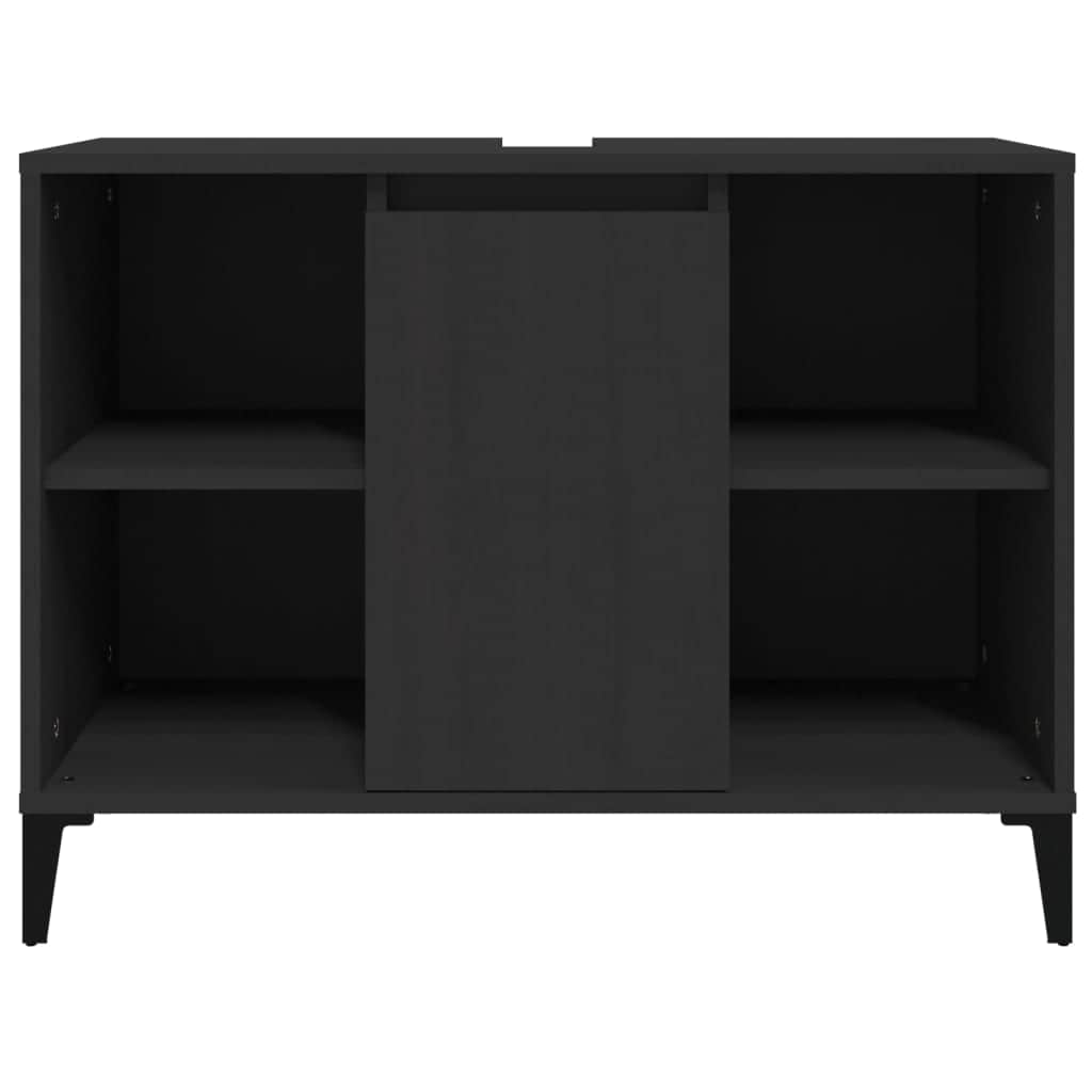 White Tinted Engineered Wooden Basin Organizer