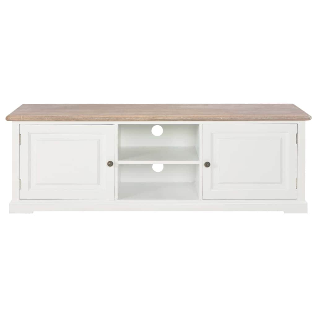 White TV Cabinet -Wood