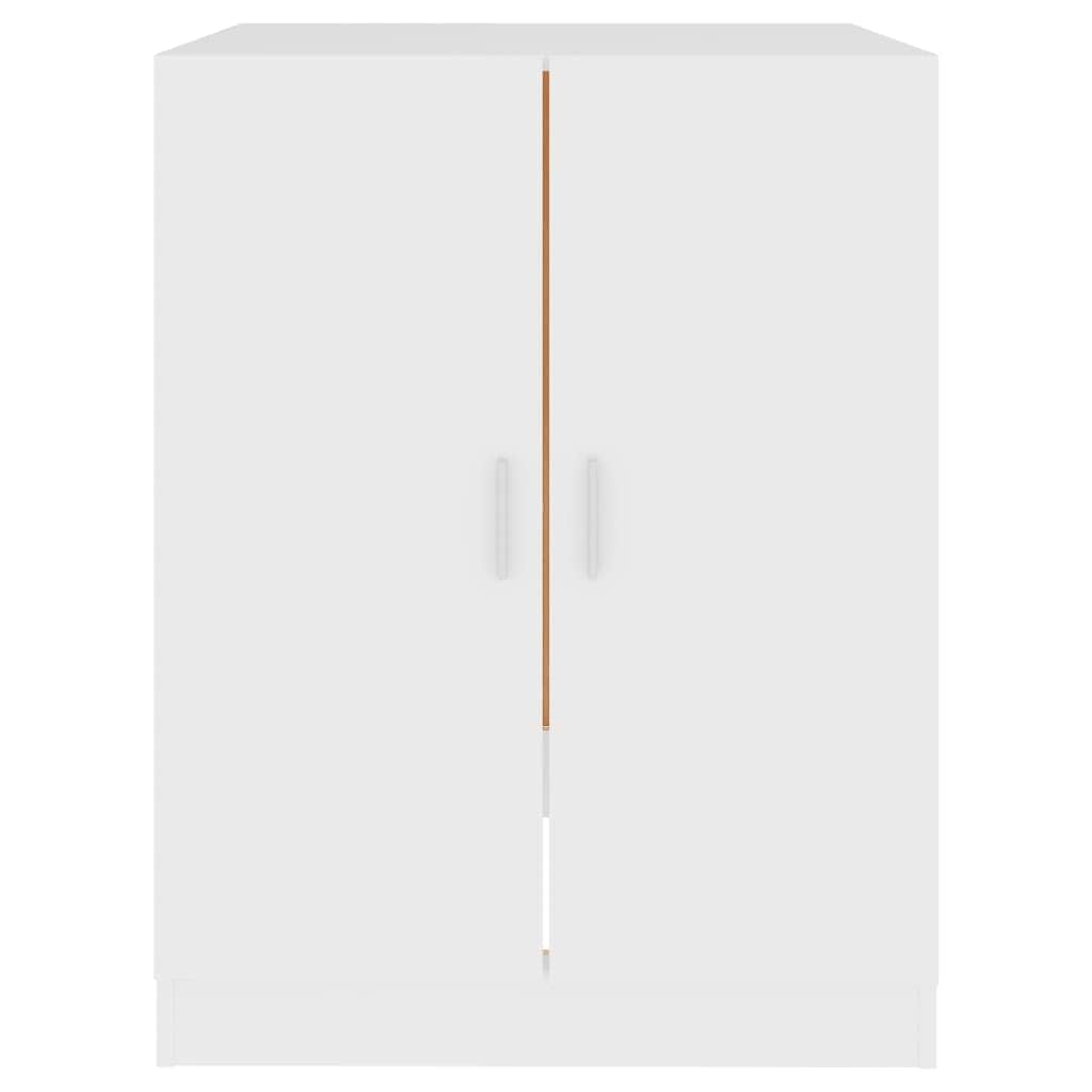 White Washing Machine Cabinet