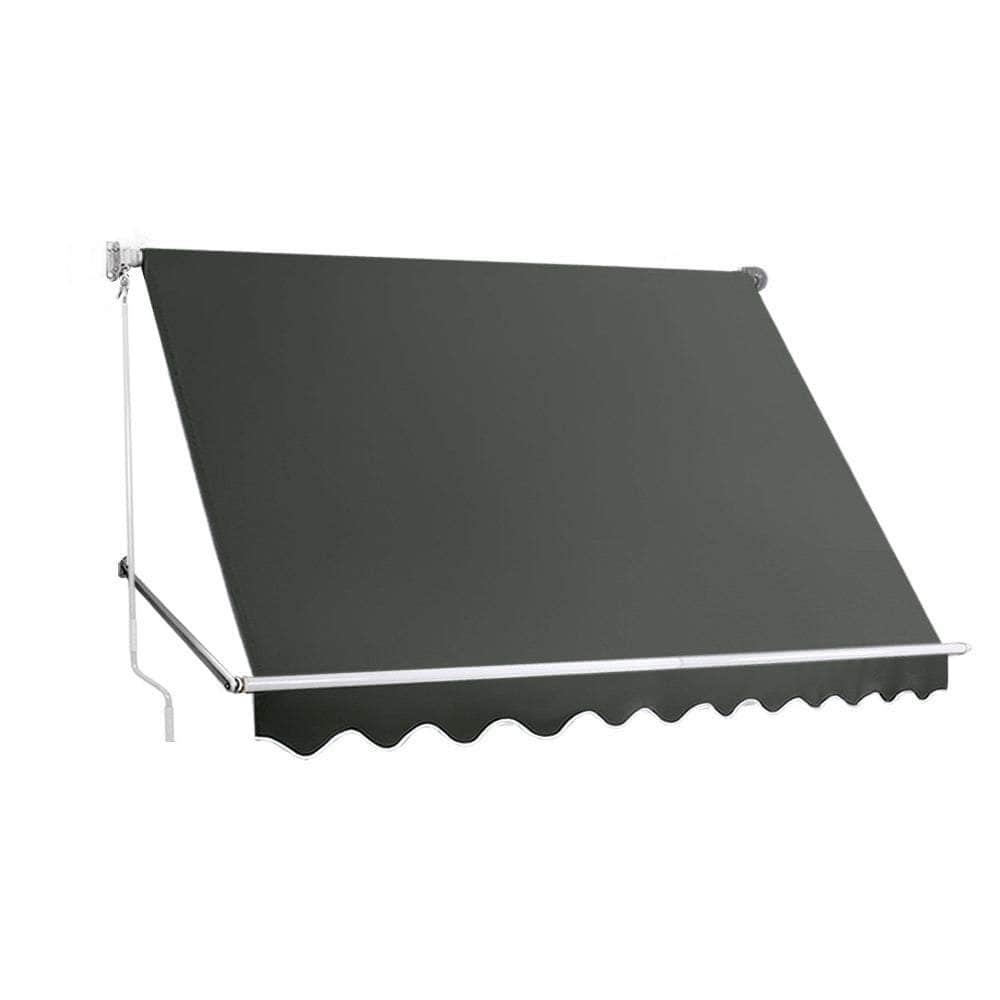 Window Fixed Pivot Arm Awning Patio Outdoor Blinds Retractable 2.8X2.1M