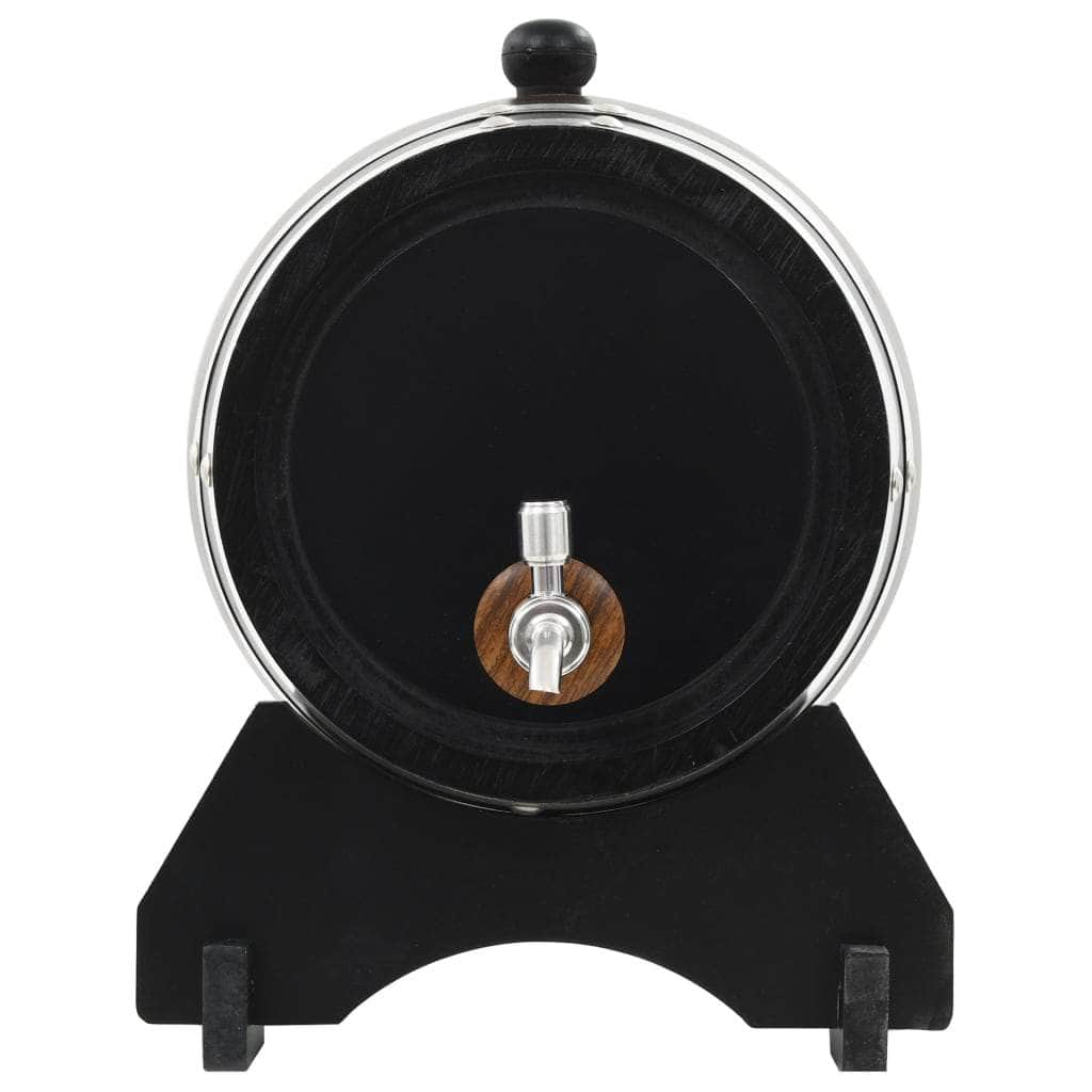 Wine Barrel with Tap Solid Pinewood 6 L