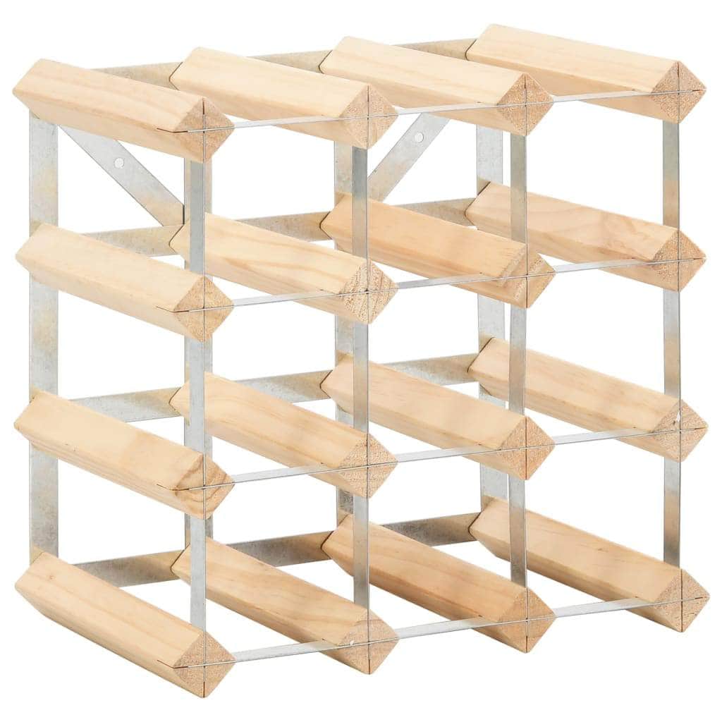 Wine Rack for 12 Bottles Solid Pinewood - Simple deals