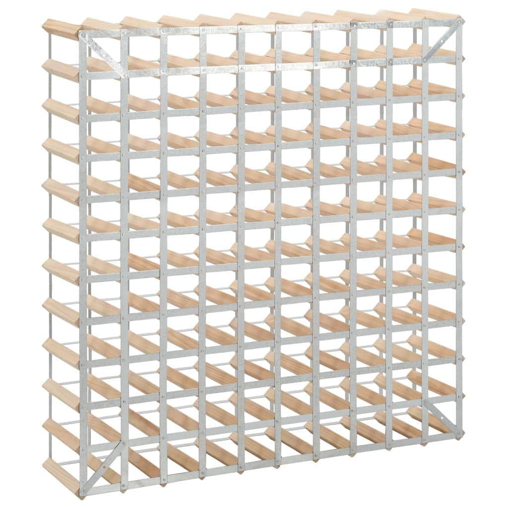 Wine Rack for 120 Bottles Solid Pinewood - Simple deals
