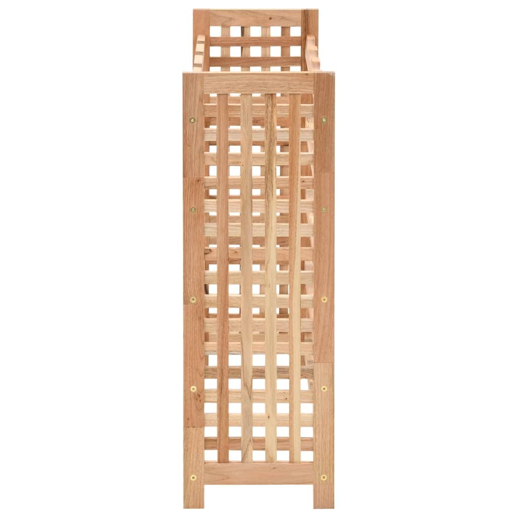Wine Rack for 25 Bottles Solid Walnut Wood