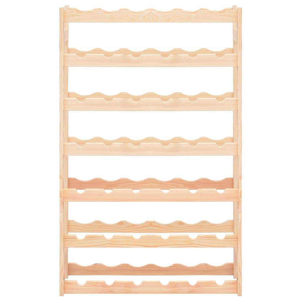 Wine Rack for 42 Bottles Solid Wood Pine