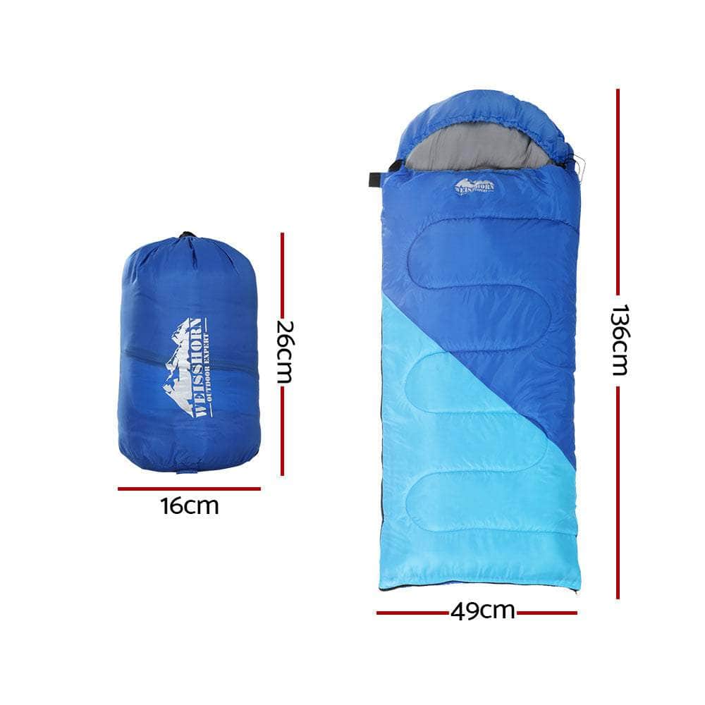 Winter Camping Sleeping Bag for Kids (136cm)