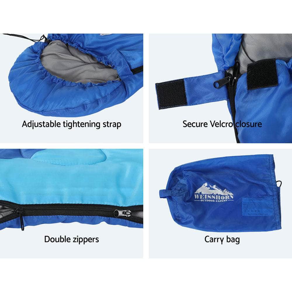 Winter Camping Sleeping Bag for Kids (136cm)