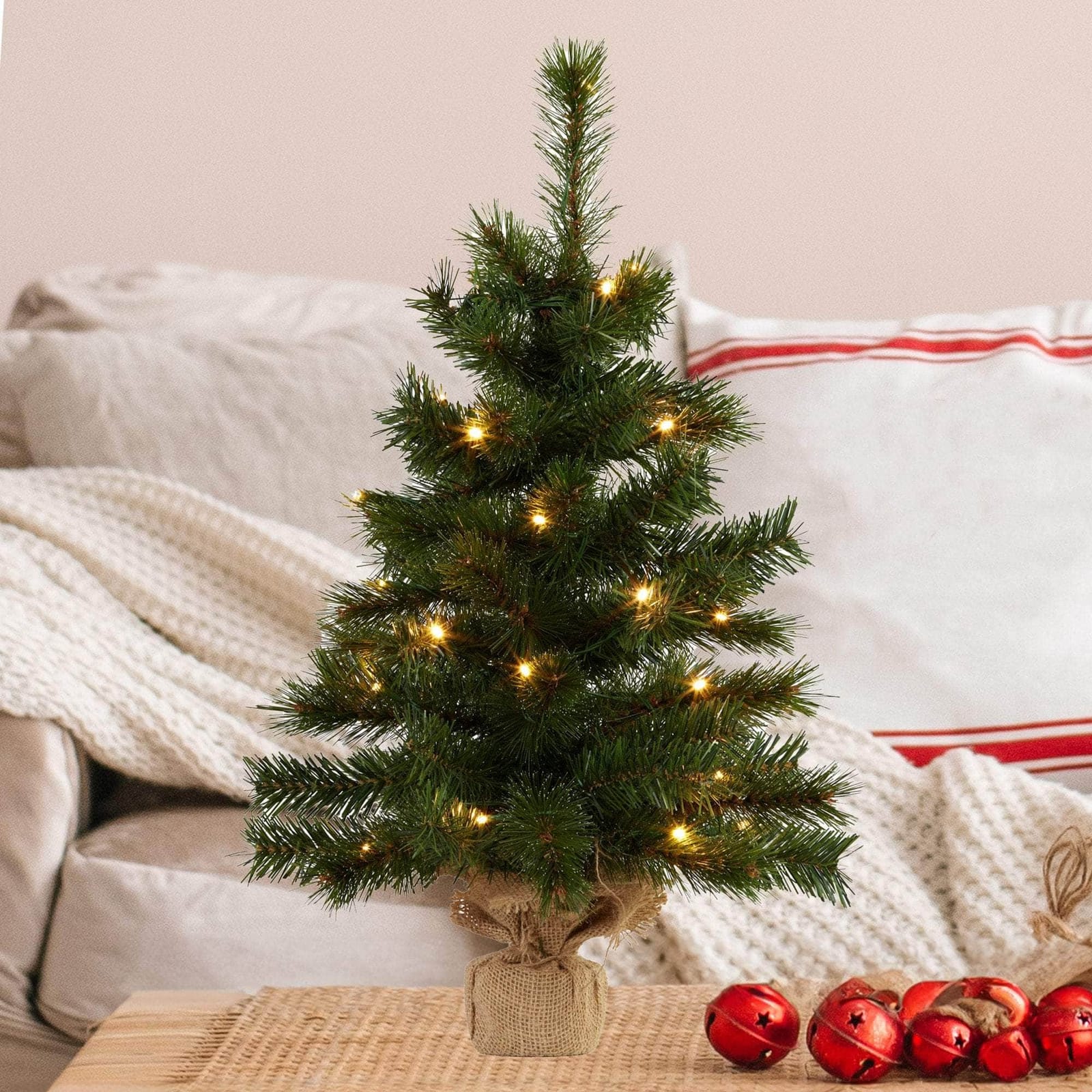dsd - 61cm Wintergreen Tabletop Pre-Lit Christmas Tree - photo 11