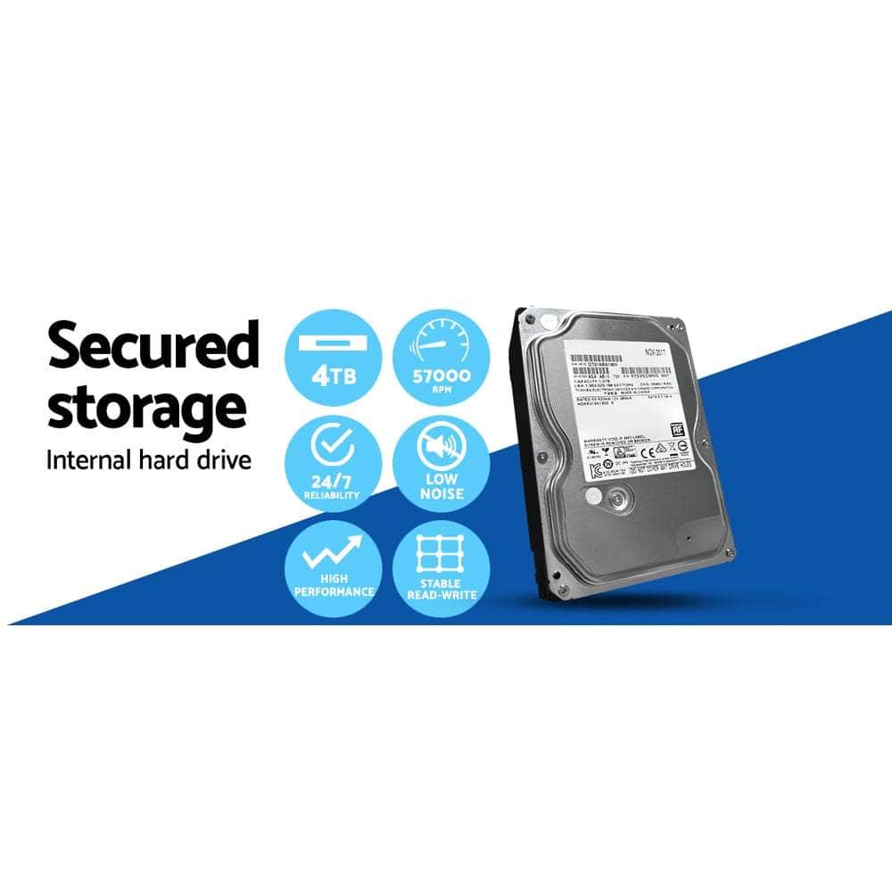 Wireless 8CH 3MP NVR Home Security in High Definition - 4TB Guardian