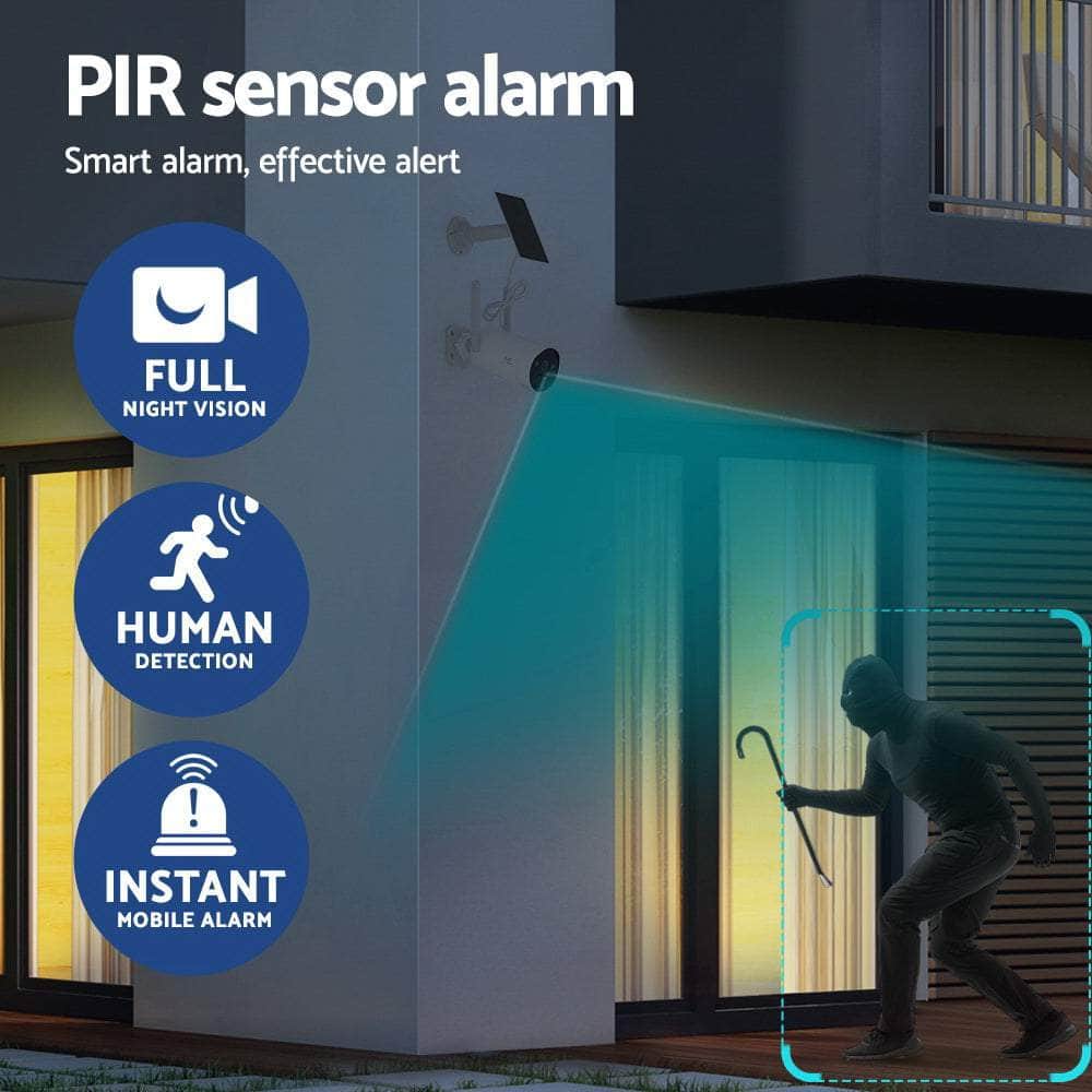 Wireless Solar Cctv Security Cameras 4Mp 8Ch Nvr