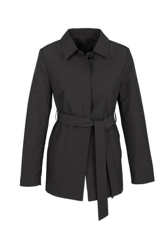 Women'S Winter Trench Coat Black Elegance