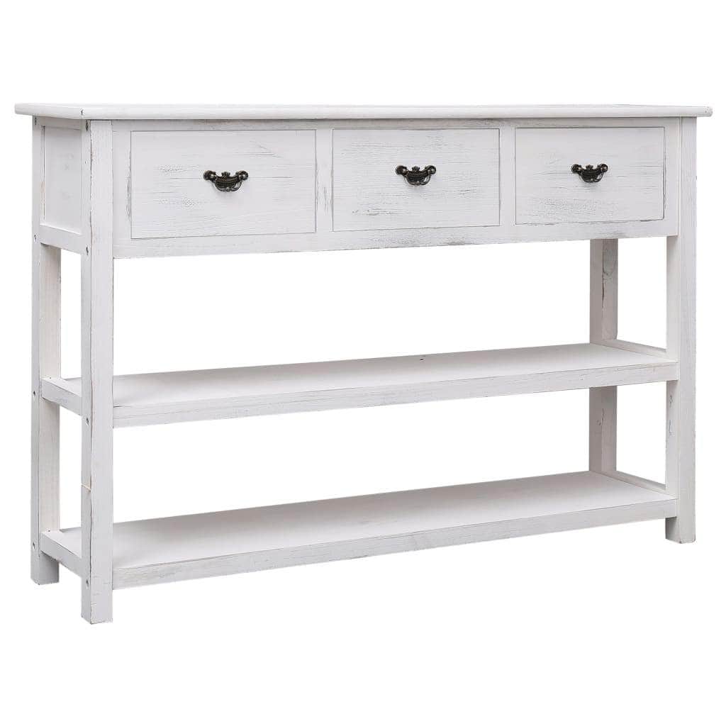 Wood Sideboard Antique White