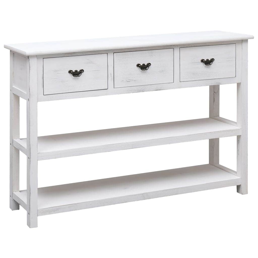 Wood Sideboard Antique White