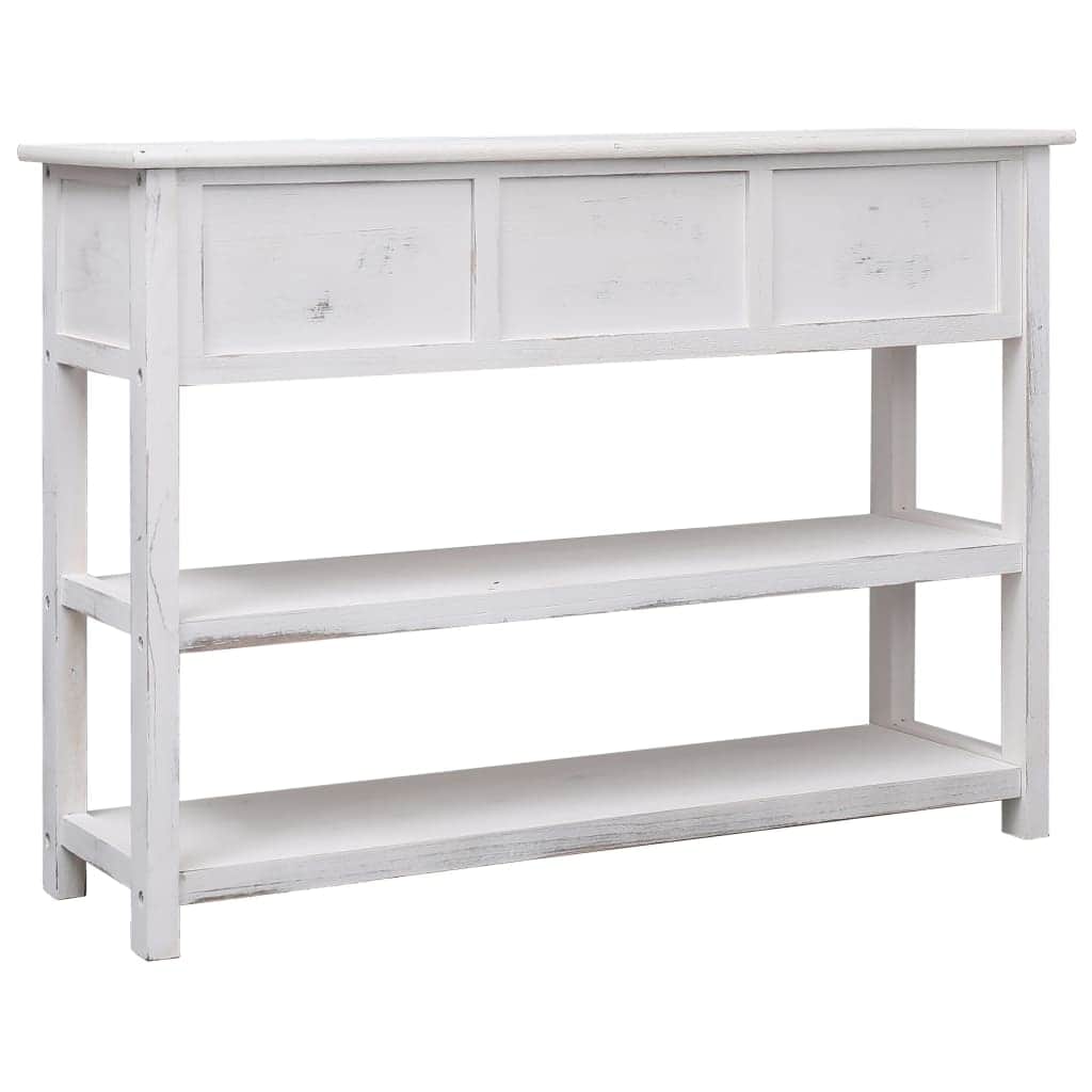 Wood Sideboard Antique White