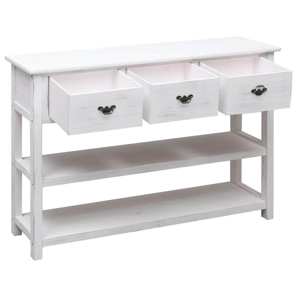 Wood Sideboard Antique White