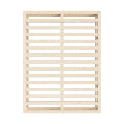 Wooden Bed Frame Double Size Cage-like Base