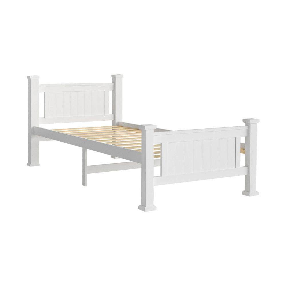 Wooden Bed Frame Single Size Pine Wood Timber Base Bedroom