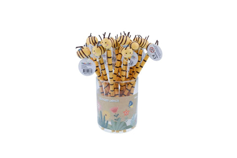 Wooden bee multi colour pencil