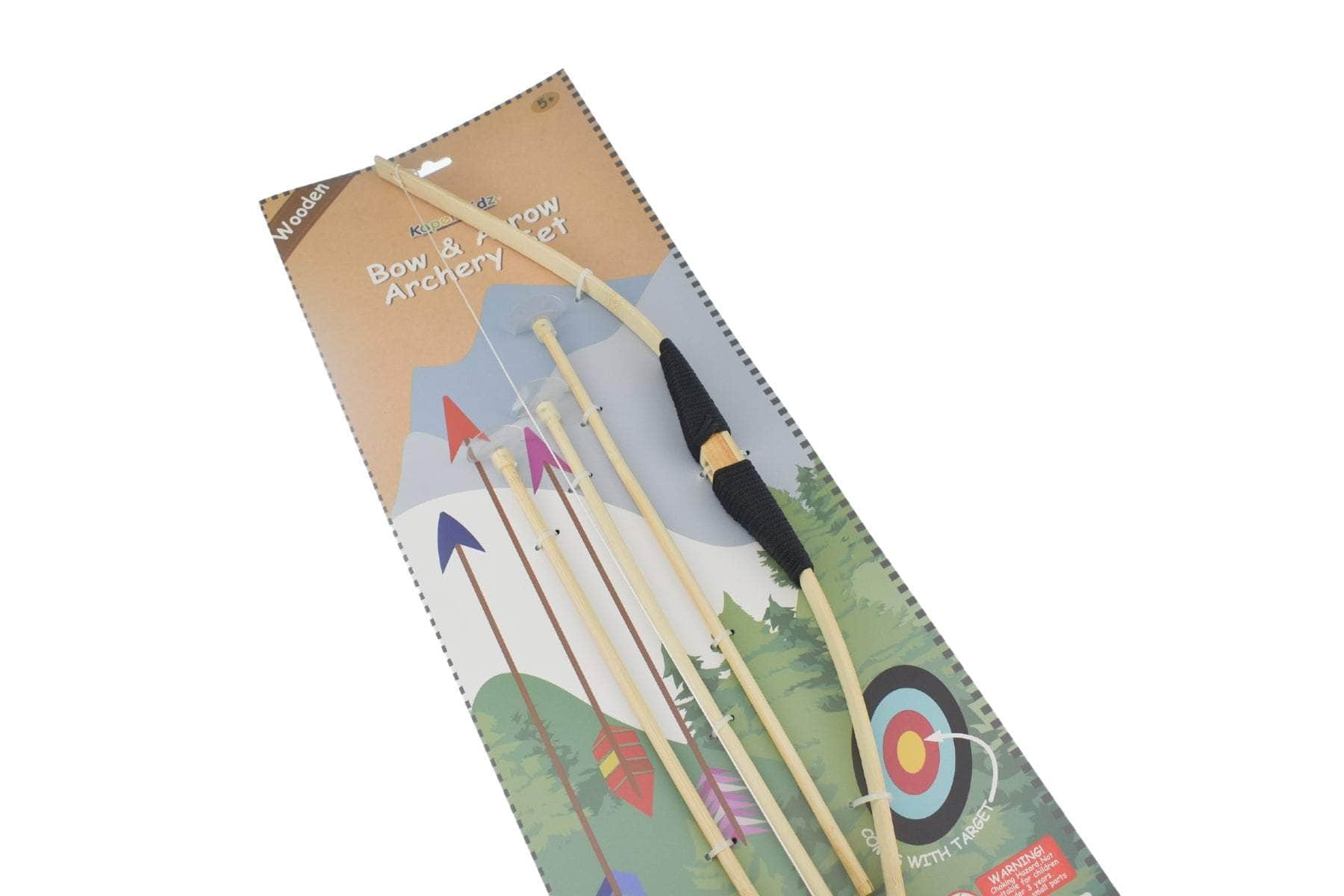 Wooden bow & arrow