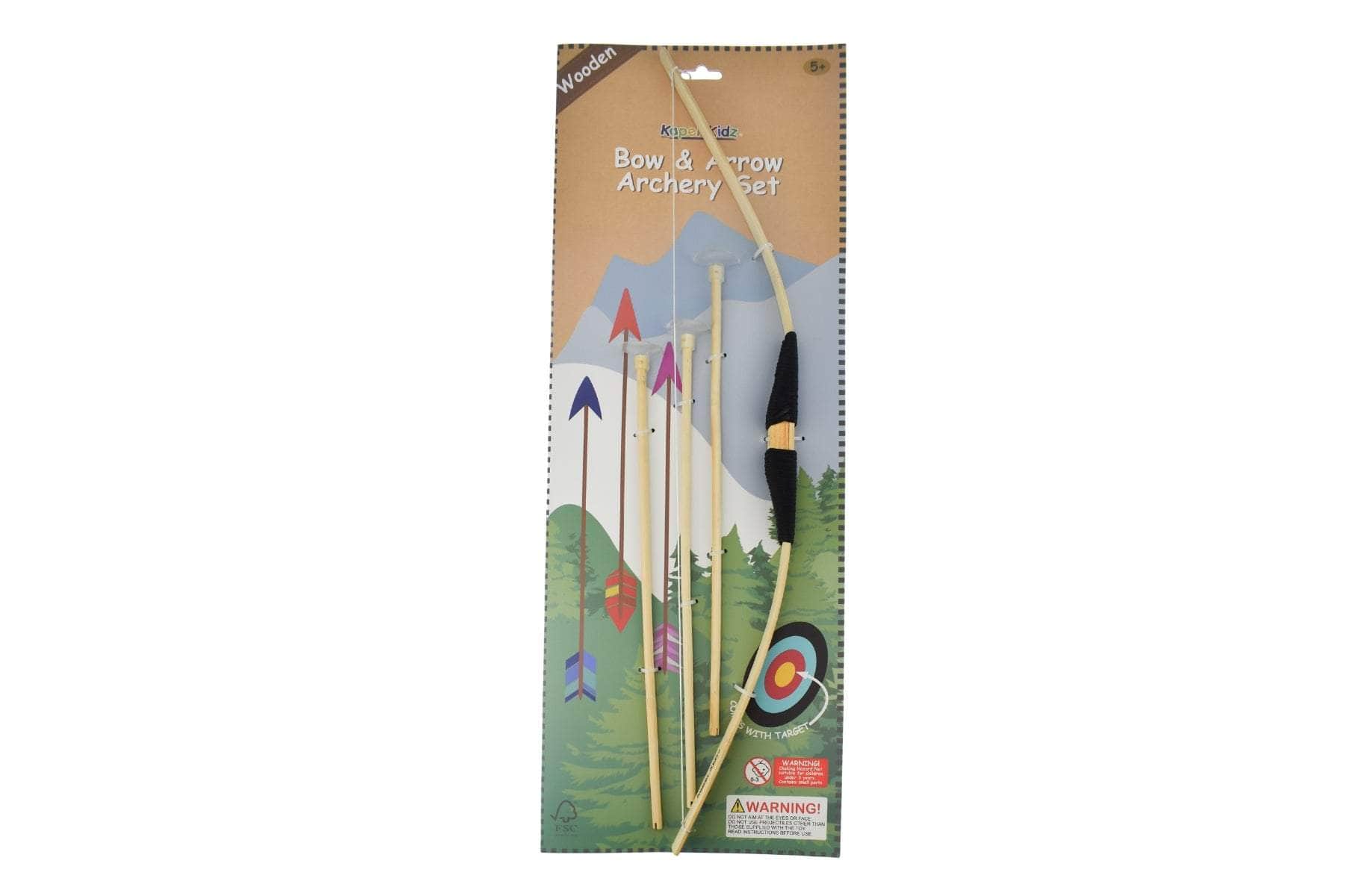 Wooden bow & arrow