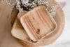 Wooden Bread Finger Food Tray Rustic Elegance