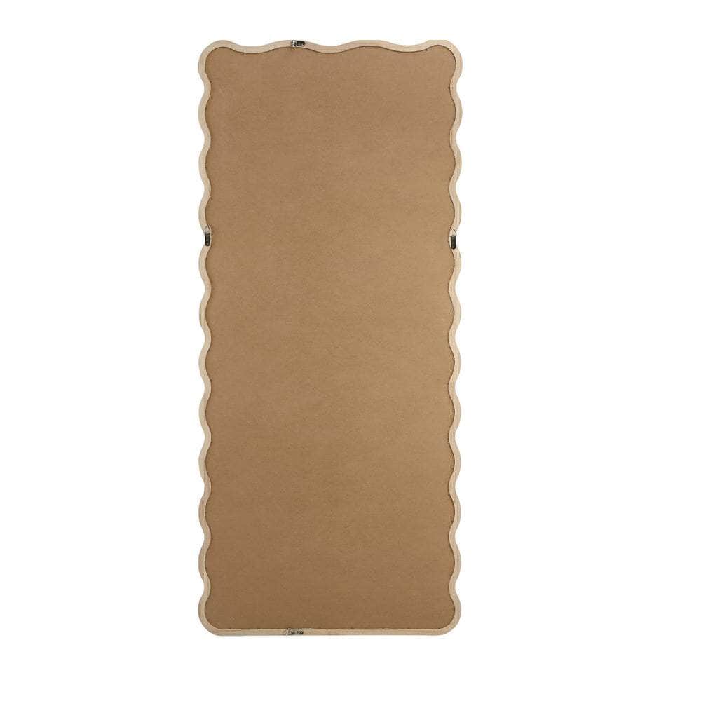 Wooden Full Length Mirror 165x60cm Wavy Floor Mirrors