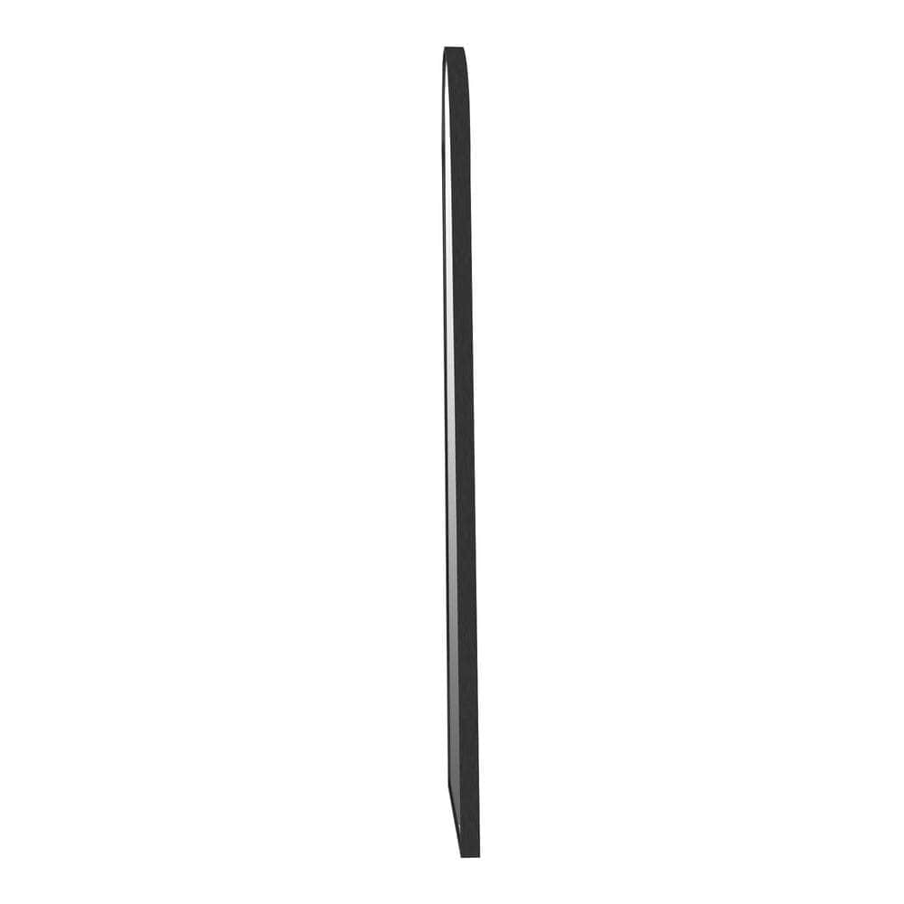 Wooden Full Length Mirror 166x60cm Arched Black/Brown | Full Length Mirror