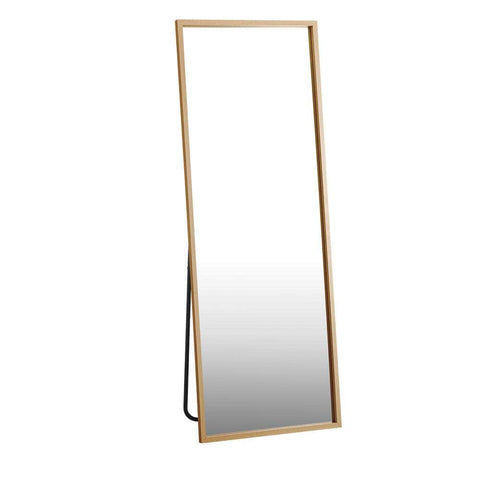 Wooden Full Length Mirror 166x60cm Rectangle