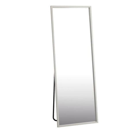 Wooden Full Length Mirror 166x60cm Rectangle White