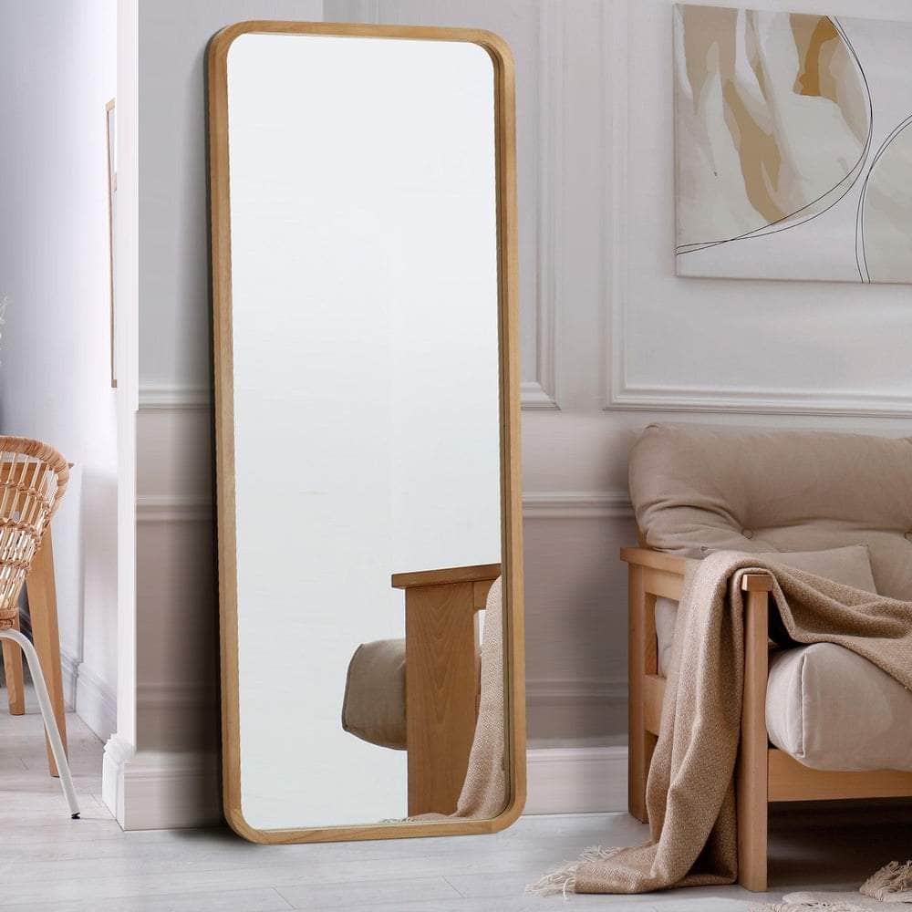 Wooden Full Length Mirror 180x70cm Rectangle Floor Mirrors
