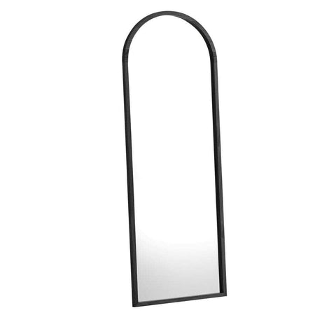 Wooden Full Length Mirror Arched Floor Mirror