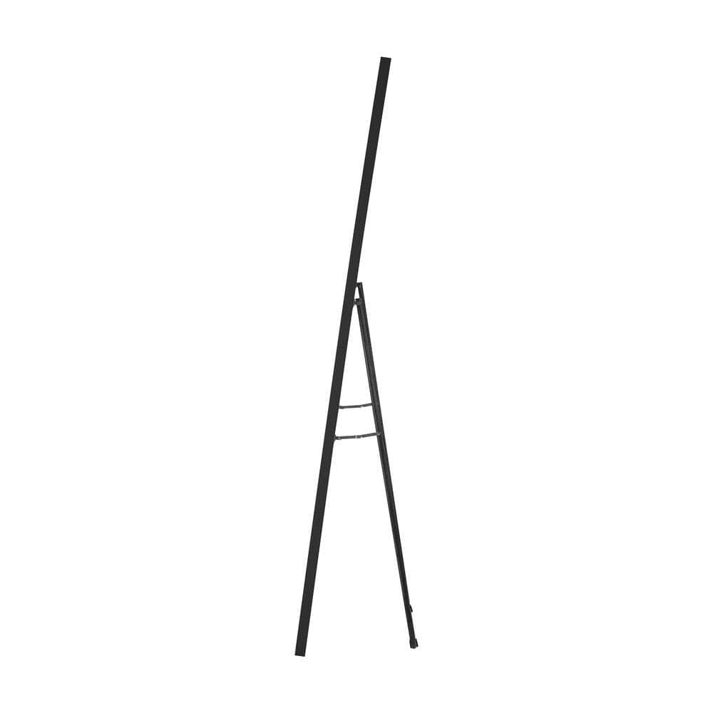Wooden Full Length Mirror Rectangle Free Standing Black/White/Brown - Len Rect Blk - photo 29