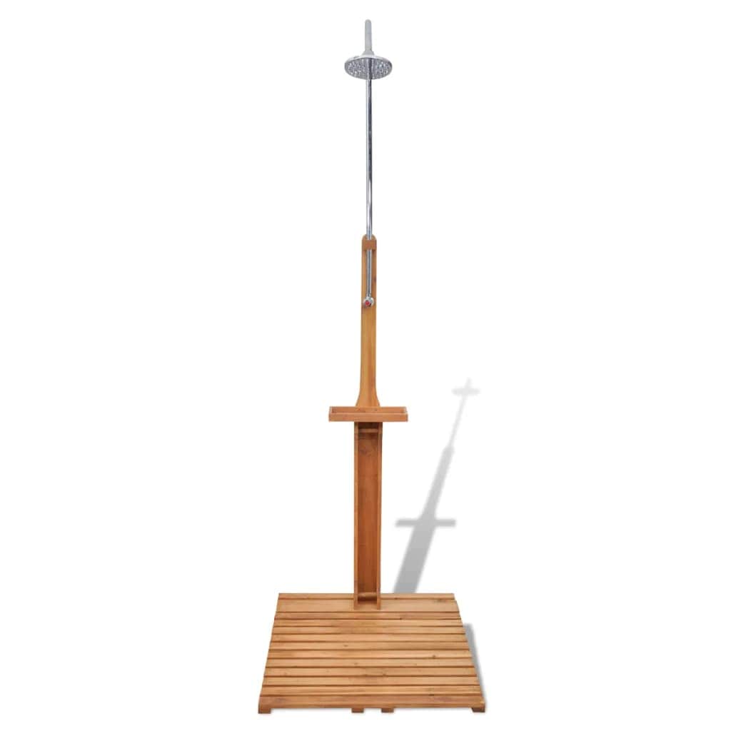 Wooden finish - Wooden Garden Shower