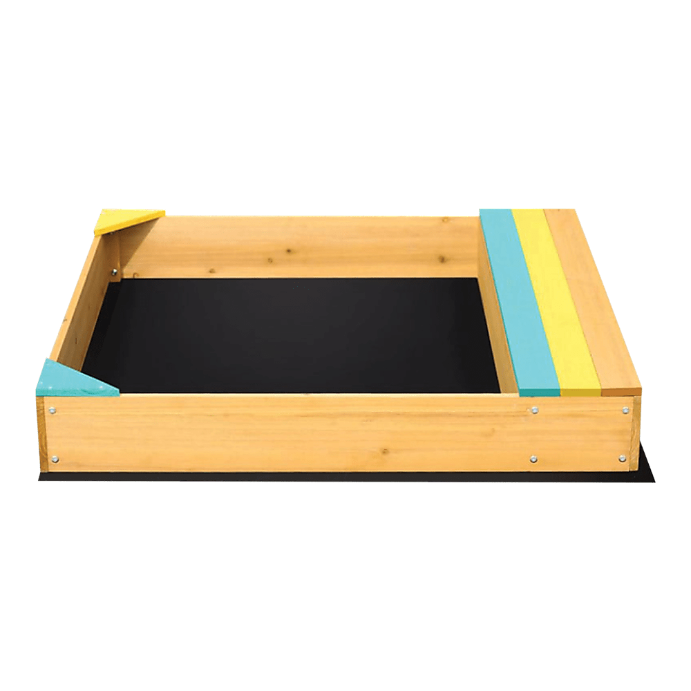 Wooden Kids Backyard Sandbox Children Outdoor Play Toy Sandpit