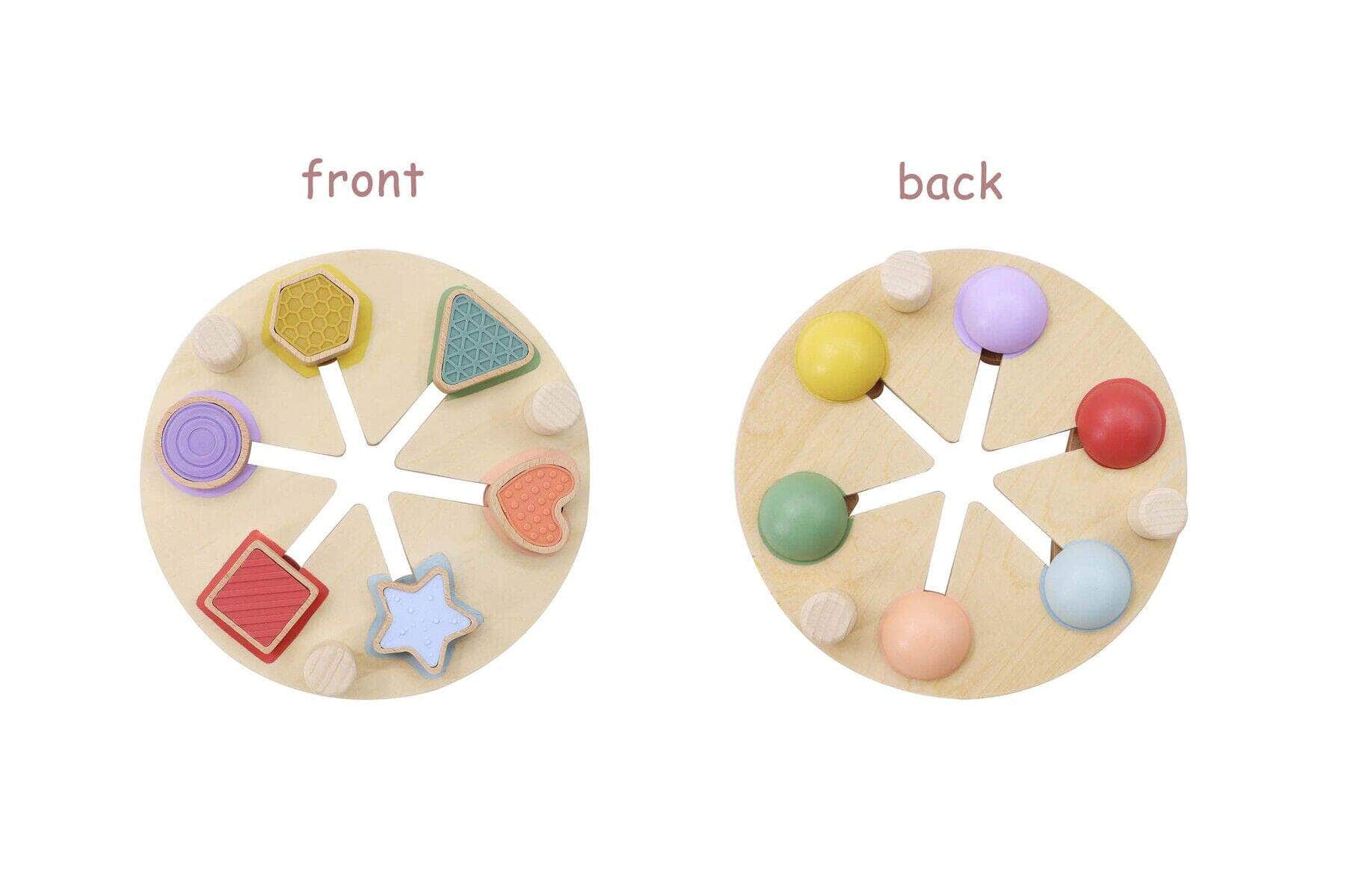 Wooden shape & colour match table