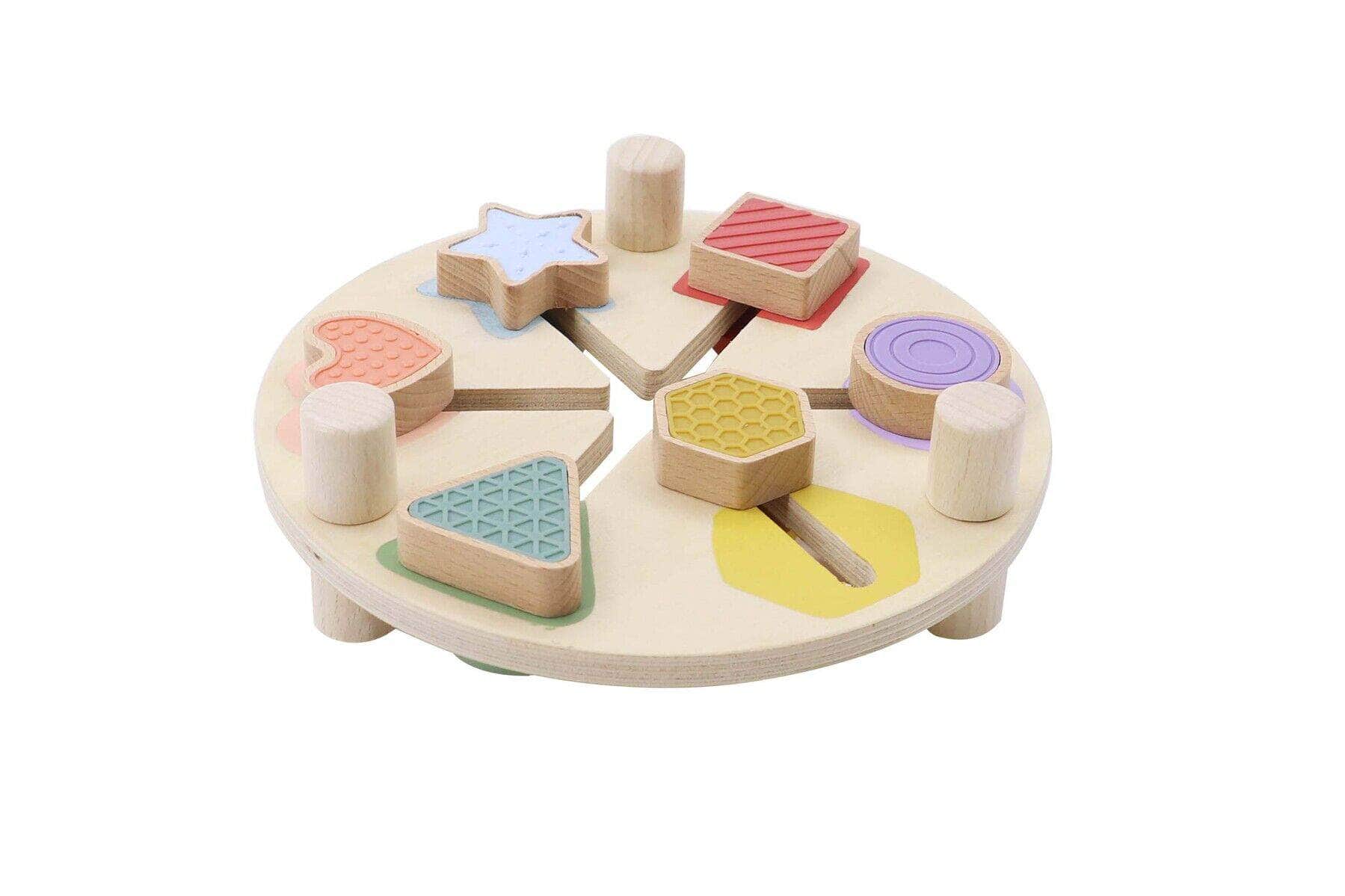 Wooden shape & colour match table