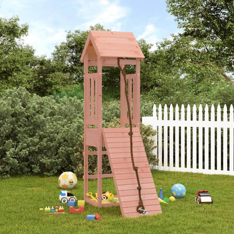 Woodland Explorer: The Ultimate Playhouse with Climbing Wall
