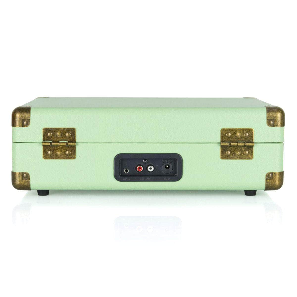 Woodstock II Tiffany Green Retro Bluetooth TX/RX Turntable